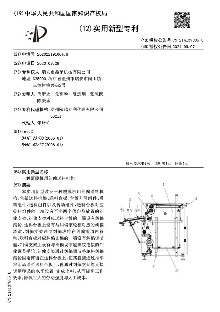 Invention patent application