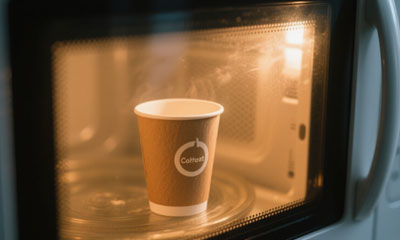 Can you microwave paper cups​?