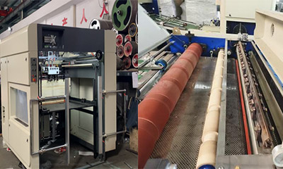 ZFM-1080KN Automatic window laminating machine with hot knife deliver to Turkey